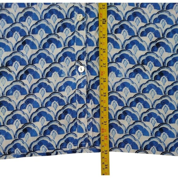 Sigrid Olsen Women's Sleeveless Linen Blend Button-Down Blouse, Size M. NWT. - Picture 8 of 8